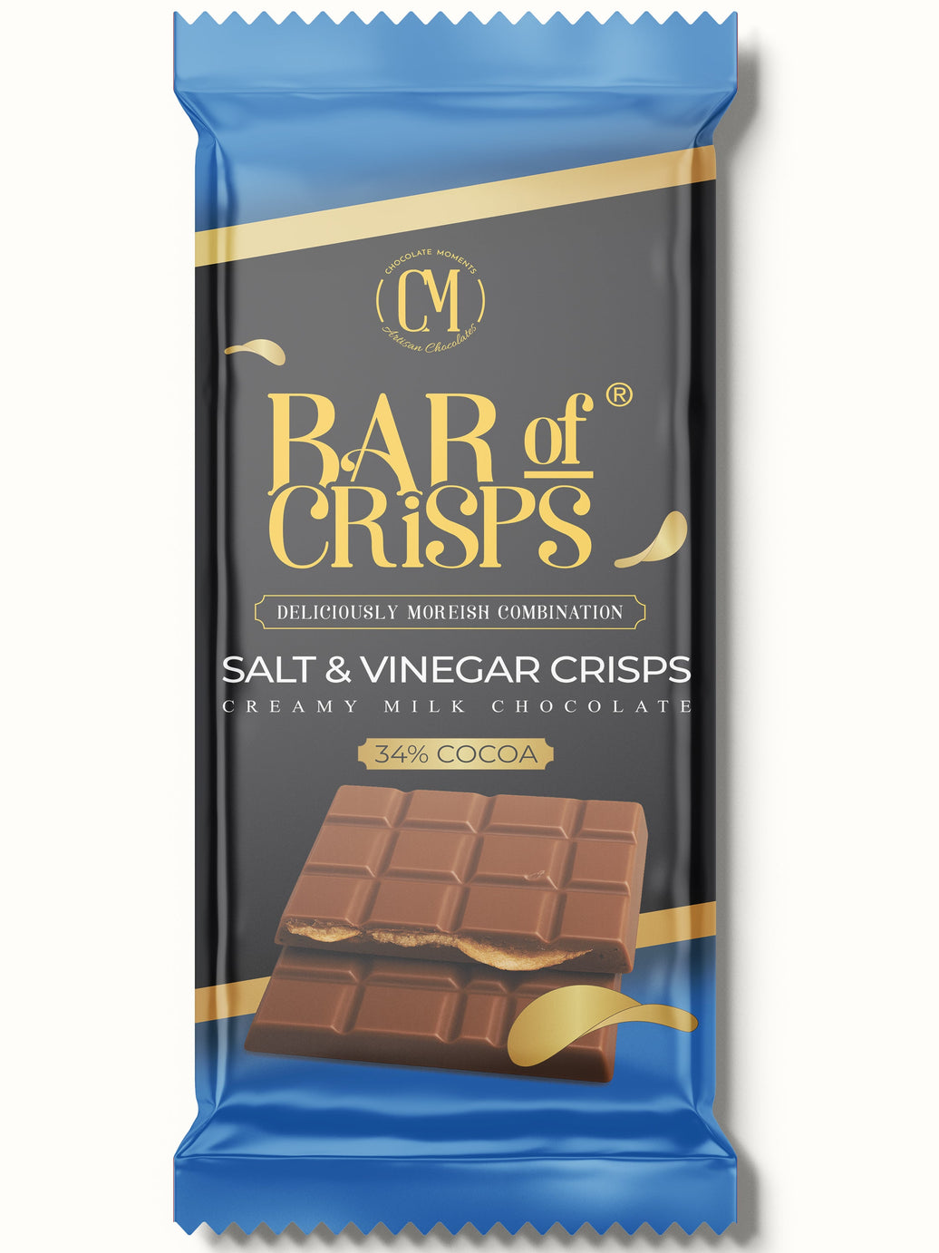 Bar of Crisps®️ Salt & Vinegar 100g
